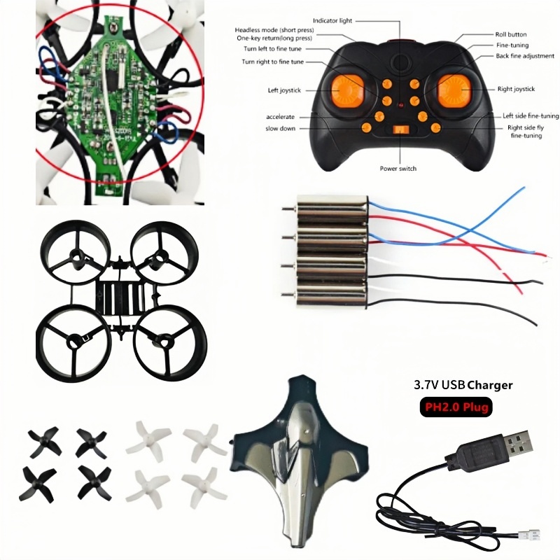 Rc Helicopter Tool Kit - Komple DIY Drone Kiti 2.4G 6