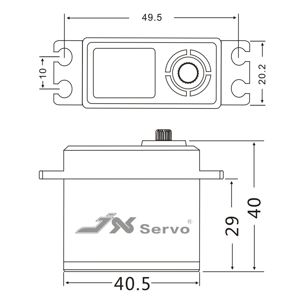 JX BLS6034HV 60g 33kg Fırçasız - Rc Helicopter Servo incelemesi ve fiyatı